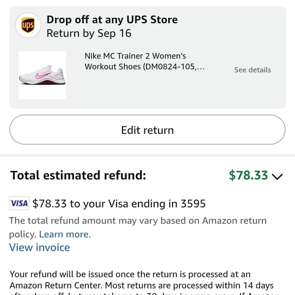 Nike Women's White and Pink Athletic Shoes - Picture 8 of 8